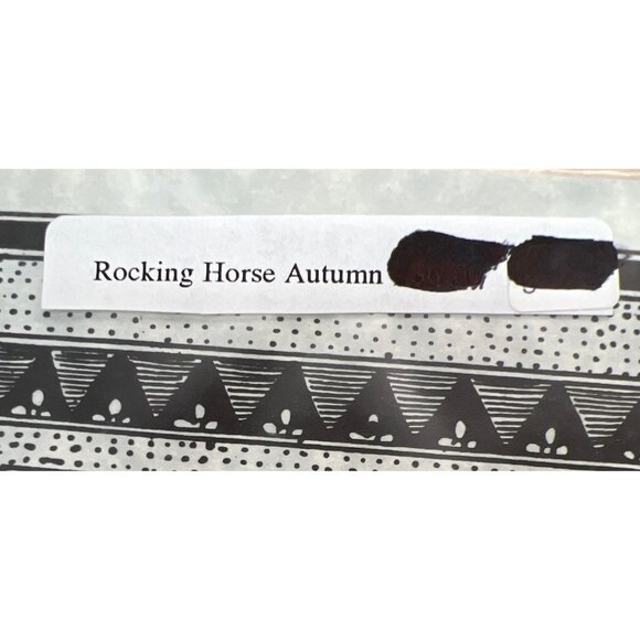 Rare Simply Old Fashion Rocking Horse Autumn Cross Stitch Pattern - Picture 3 of 4